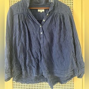 Horses Atelier high collar blouse